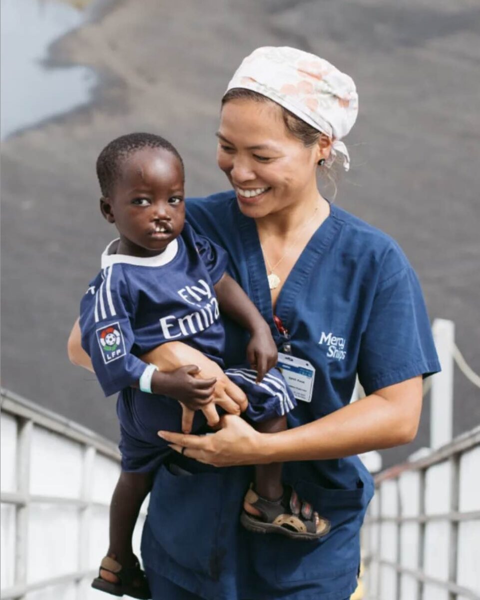 Jesus Calling podcast 423 featuring Raeanne Newquist - Mercy Ships patient